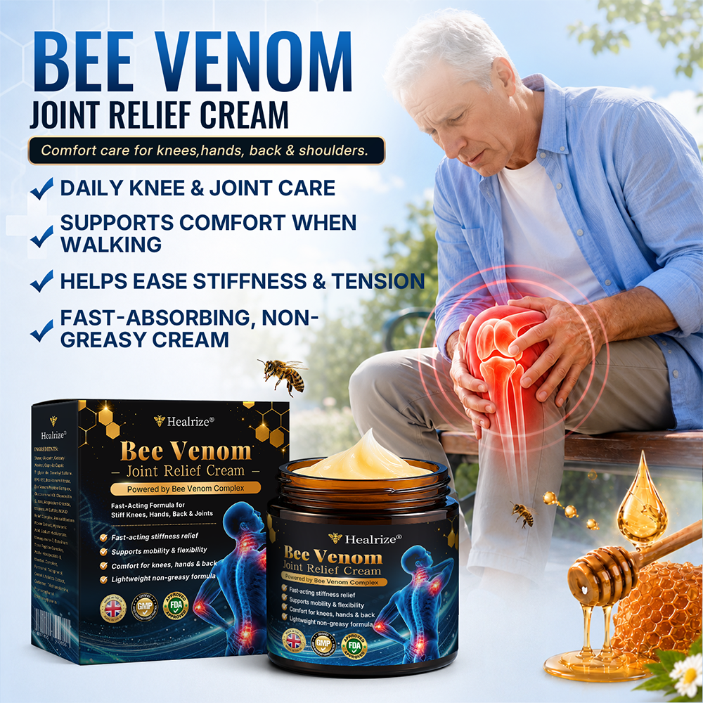 🎁Healrize® Bee Venom Joint Relief Cream 💞Targets stiff, sore joints in knees, hands, shoulders, back & more — so you can move easier every day（英国版）