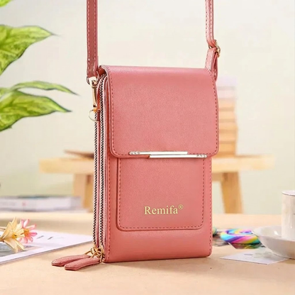 🔥Final 3 Hours: 50% OFF Remifa®2026 Trendy Minimalist Elegant Women's Touchscreen Crossbody Phone Wallet
