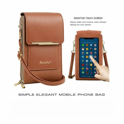 🔥Final 3 Hours: 50% OFF Remifa®2026 Trendy Minimalist Elegant Women's Touchscreen Crossbody Phone Wallet