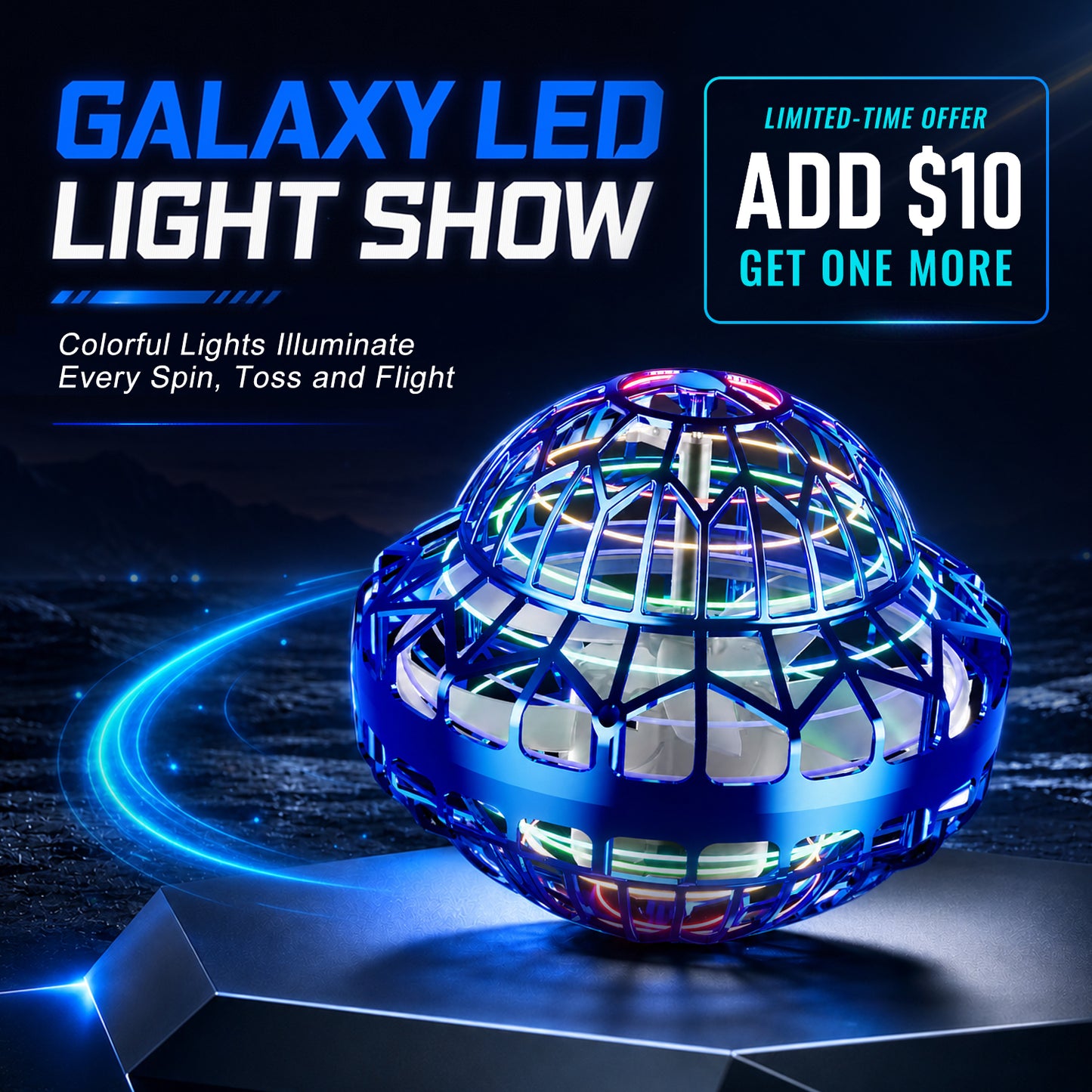 Cosmic Fly Ball™ –Turns Any Room Into a Fun Zone