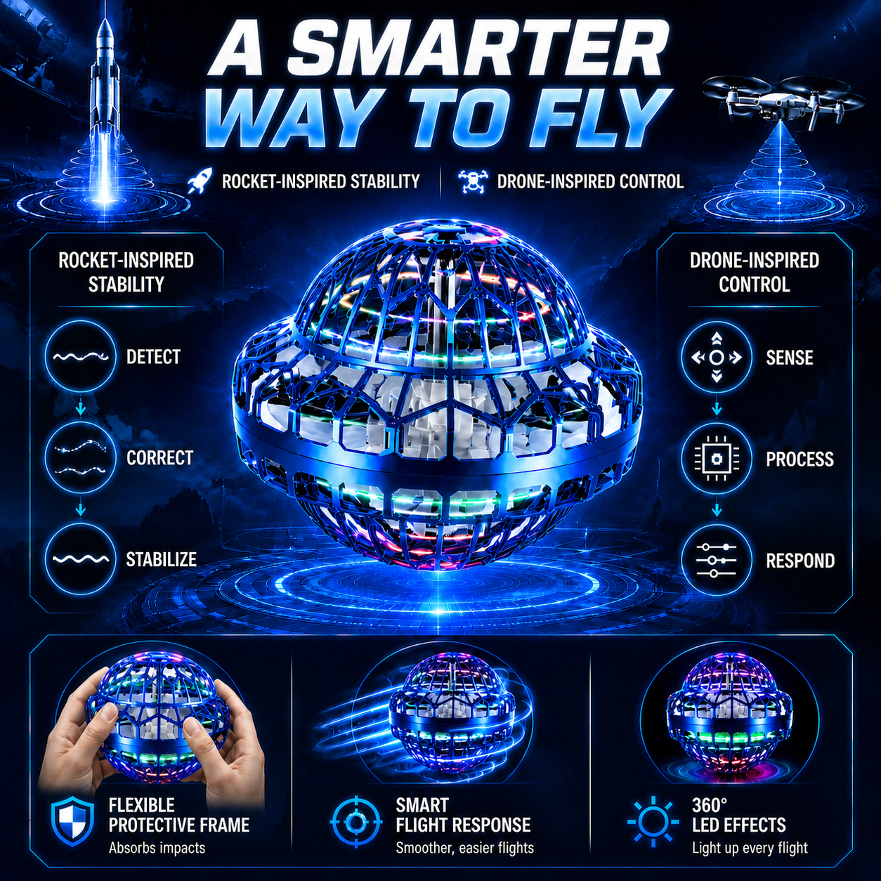 A Smart Flying Ball Built For Endless Fun