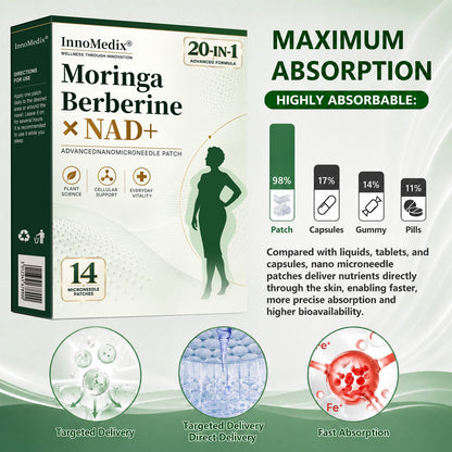 InnoMedix® Moringa Berberine x NAD+ 20-IN-1