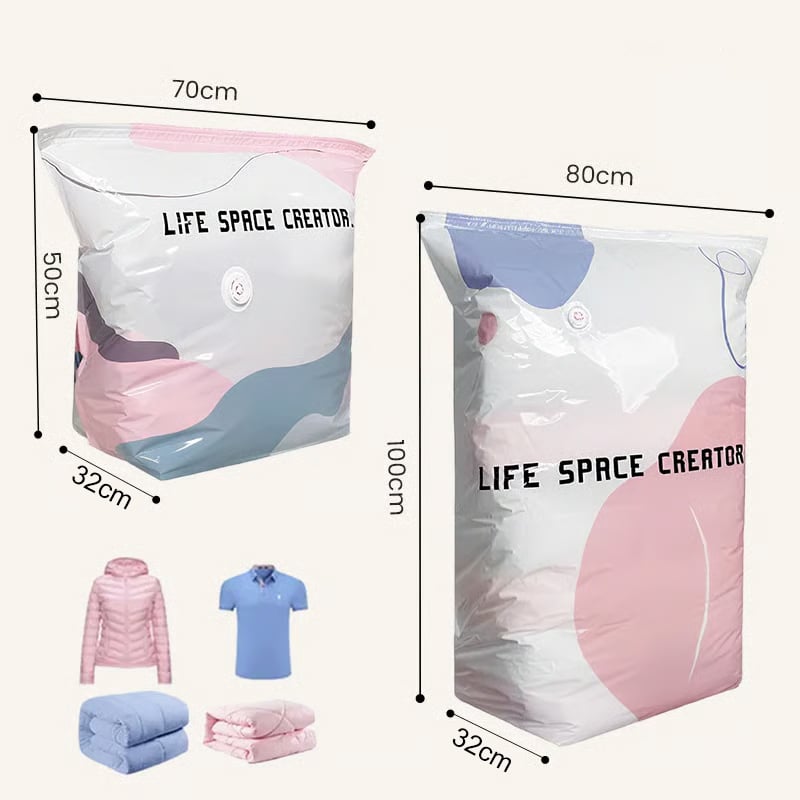 SVOZK® No-Pump Vacuum Storage Bags