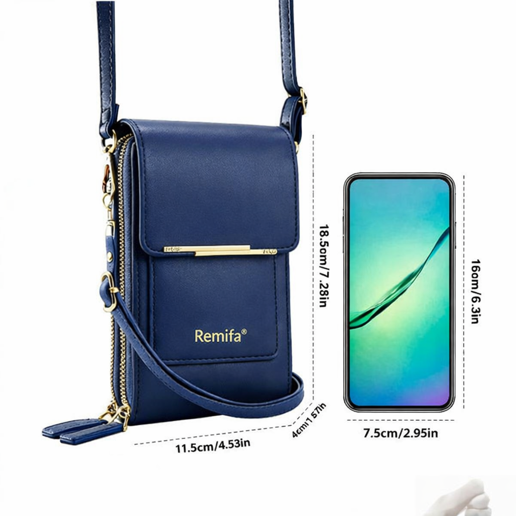 🔥Final 3 Hours: 50% OFF Remifa®2026 Trendy Minimalist Elegant Women's Touchscreen Crossbody Phone Wallet