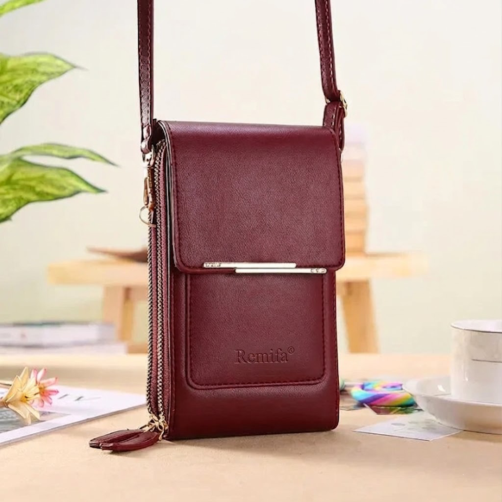 🔥Final 3 Hours: 50% OFF Remifa®2026 Trendy Minimalist Elegant Women's Touchscreen Crossbody Phone Wallet
