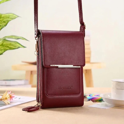 🔥Final 3 Hours: 50% OFF Remifa®2026 Trendy Minimalist Elegant Women's Touchscreen Crossbody Phone Wallet