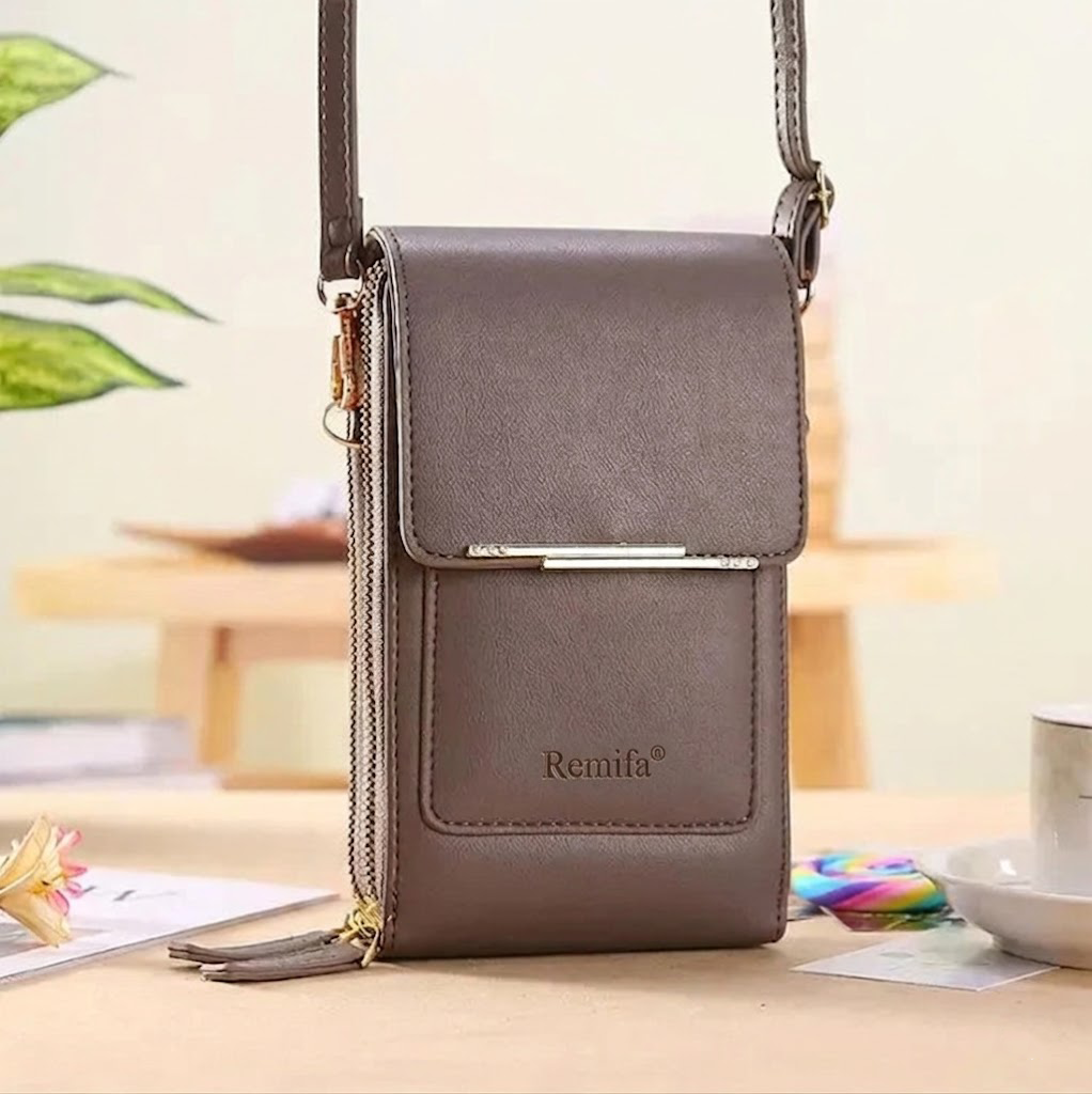 🔥Final 3 Hours: 50% OFF Remifa®2026 Trendy Minimalist Elegant Women's Touchscreen Crossbody Phone Wallet